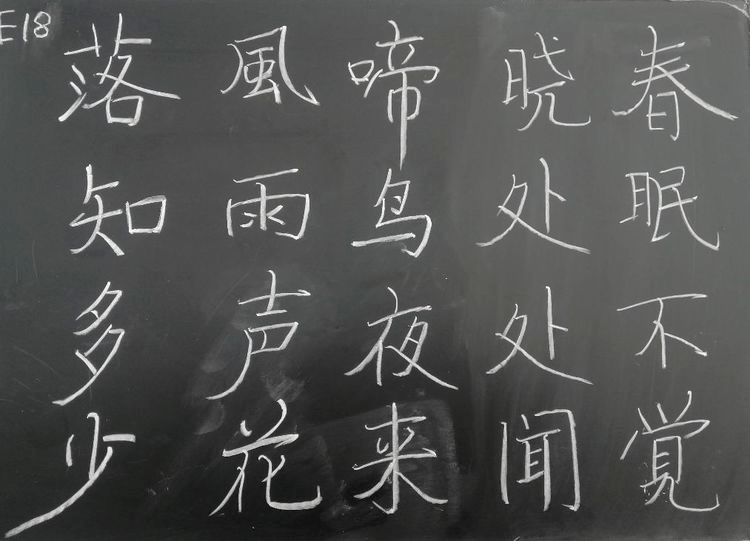 粉笔灰飘落育栋梁